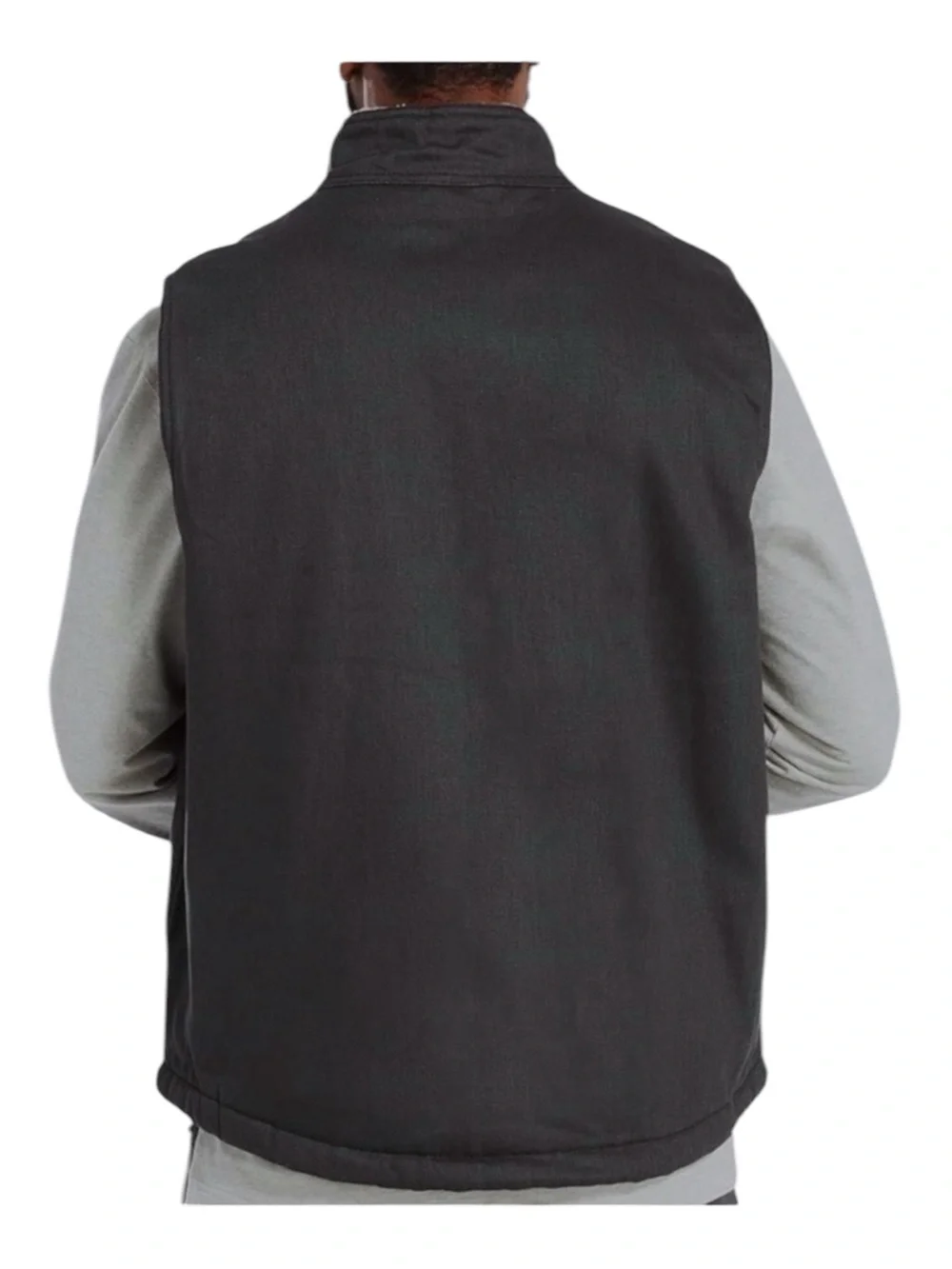 WOLVERINE Rugged Upland Twill Vest Sherpa Lined Green